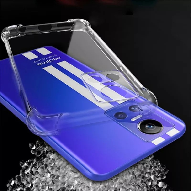 Ốp lưng Realme GT Neo 3  / GT Neo 2 / GT Neo 5 dẻo trong suốt lồi 4 góc chống sốc ôm khít máy hạn chế ố vàng
