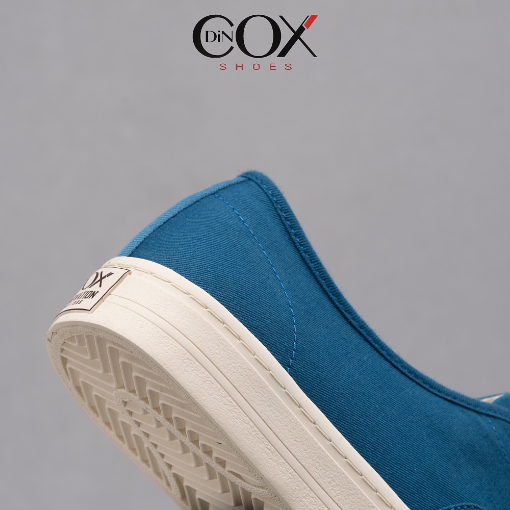 Giày Sneaker Nam Vải Canvas DINCOX E06 Blue Đơn Giản Tinh Tế