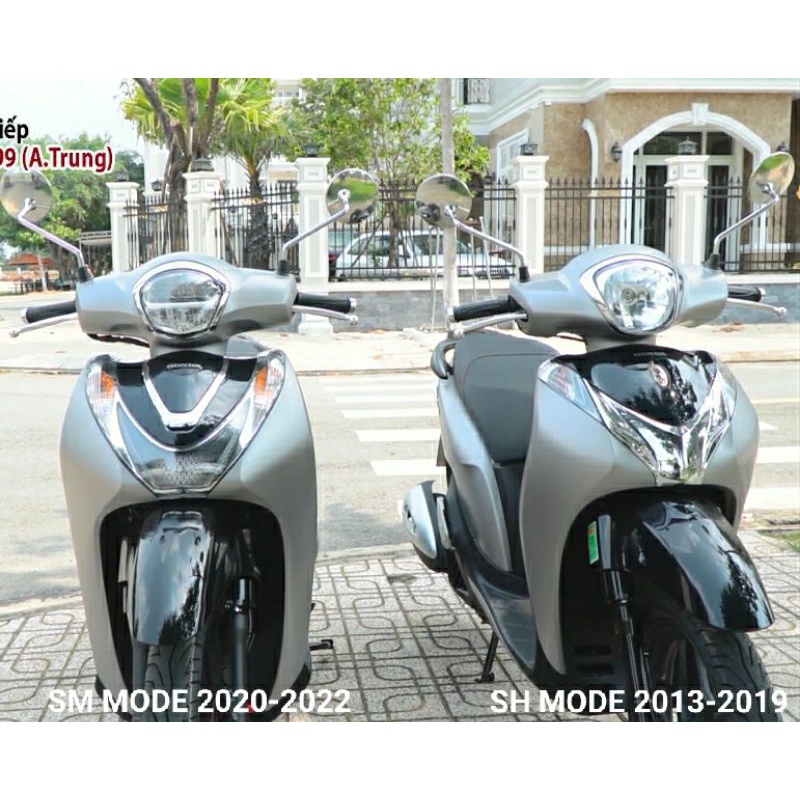 Ốp Trang Trí SH Mode Crom Chính Hãng 2013-2019, TÙY CHỌN 15 SP