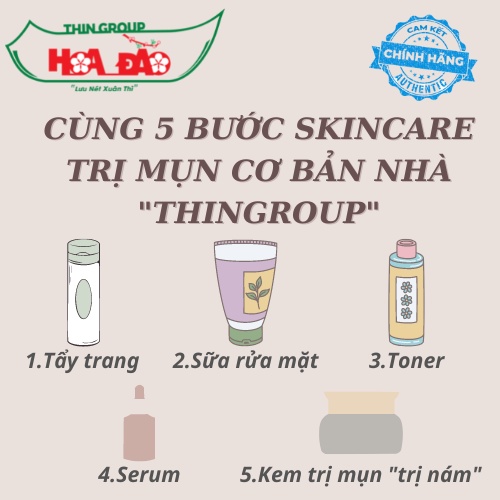 Sữa rửa mặt trà xanh Hoa Đào - Dịu nhẹ, làm sạch sâu