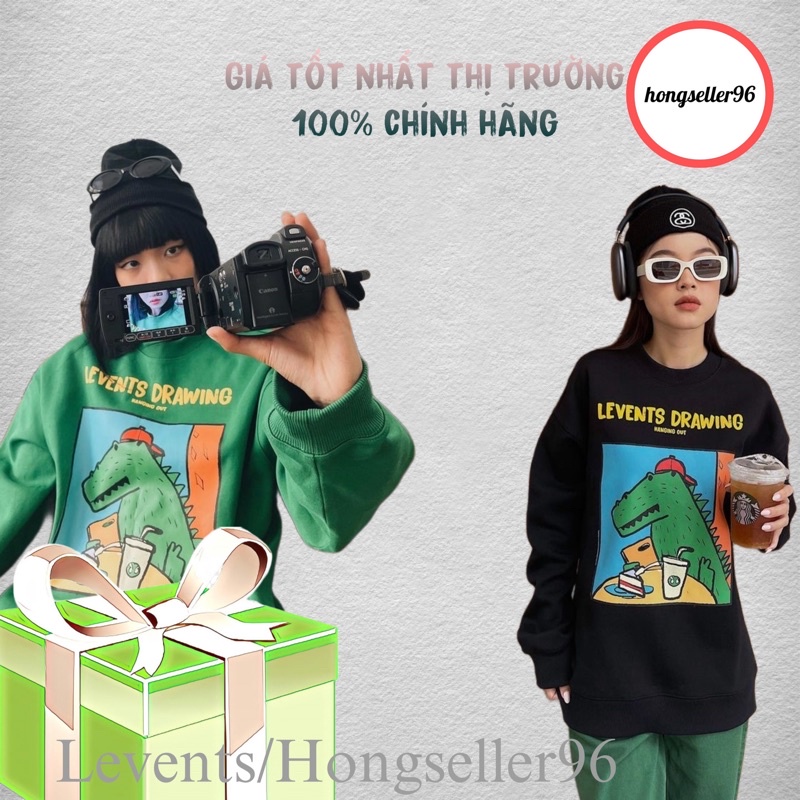 Áo SWEATER cá sấu levents(real100%)tặng quà khủng khi mua 2sp