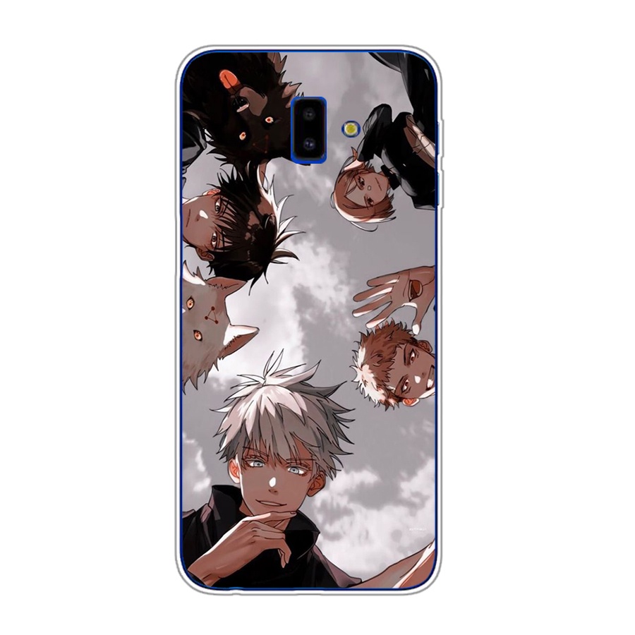 Ốp Điện Thoại Silicon TPU Mềm Hình Anime B12 Cho Samsung Galaxy a6 2018 plus / j6 2018 plus / j8 2018 / s9 plus / j7 plus