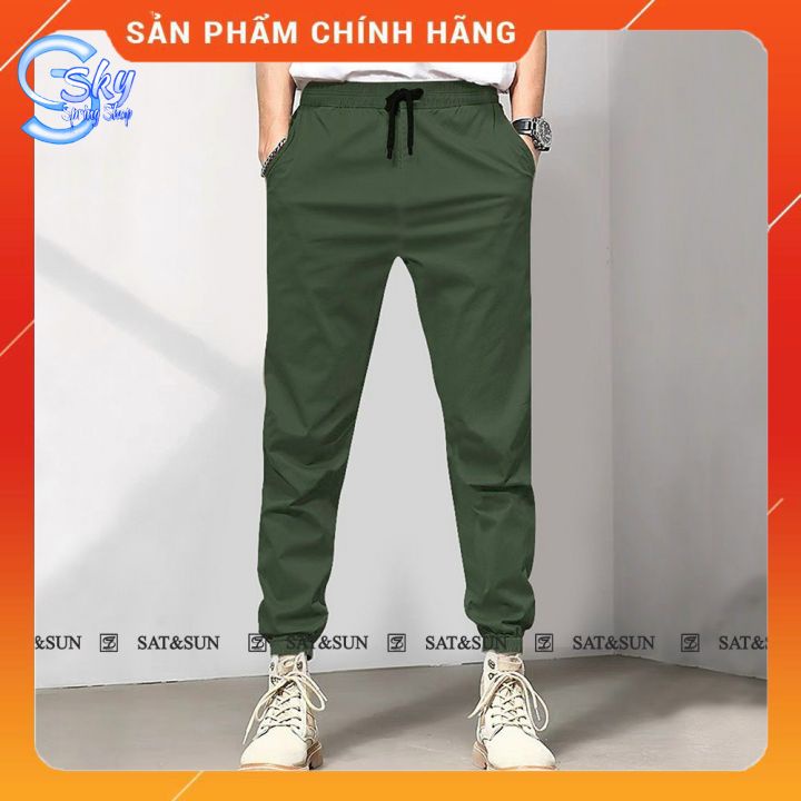 QUẦN JOKER KAKI TRƠN NAM NỮ UNISEX- PHONG CÁCH, CÓ TÚI SAU,CHẤT VẢI DỆT KIM DÀY DẶN, THOÁNG MÁT