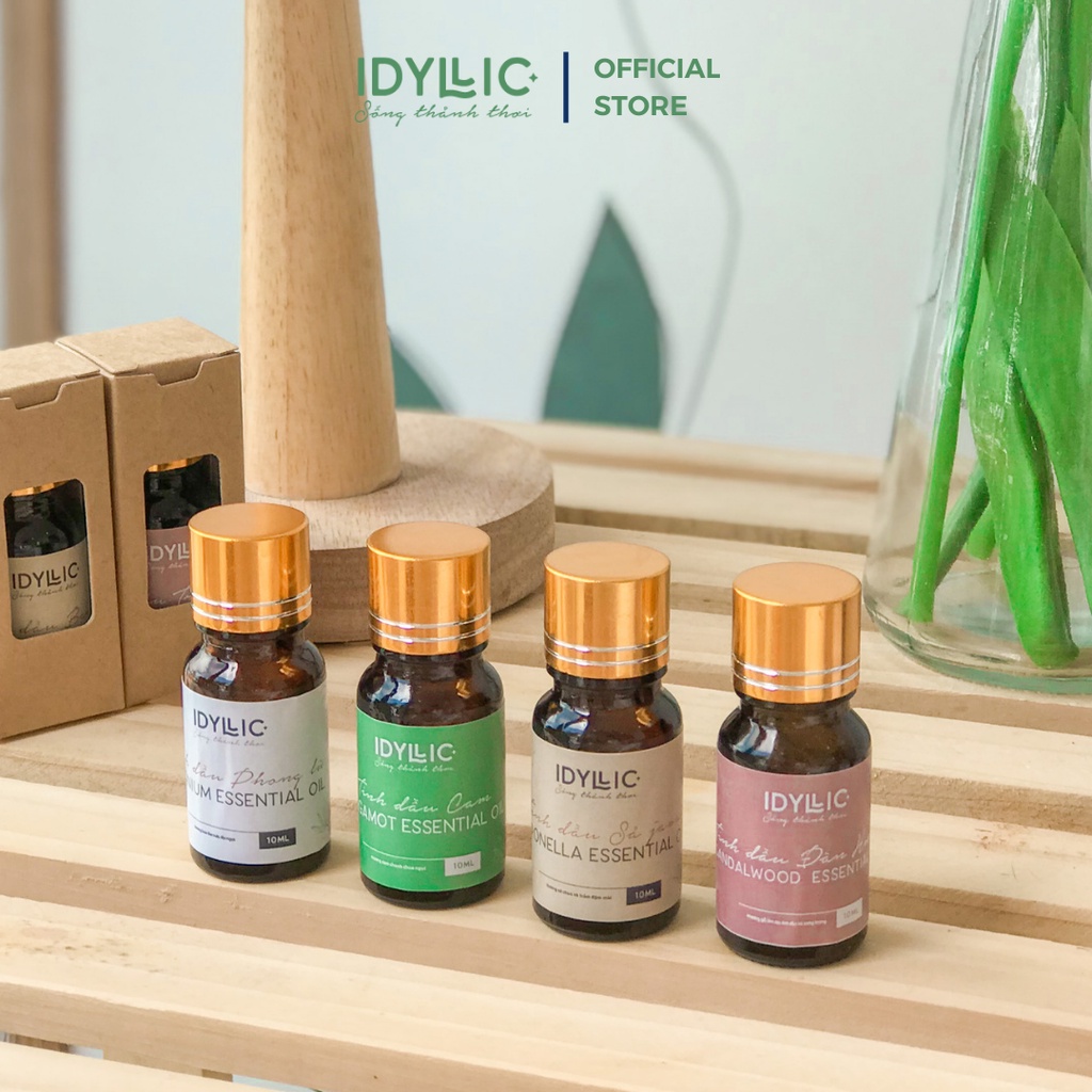 Tinh Dầu Hoa Nhài Idyllic | 100% Thiên Nhiên Xông Phòng, Làm Nến Thơm, Massage Body