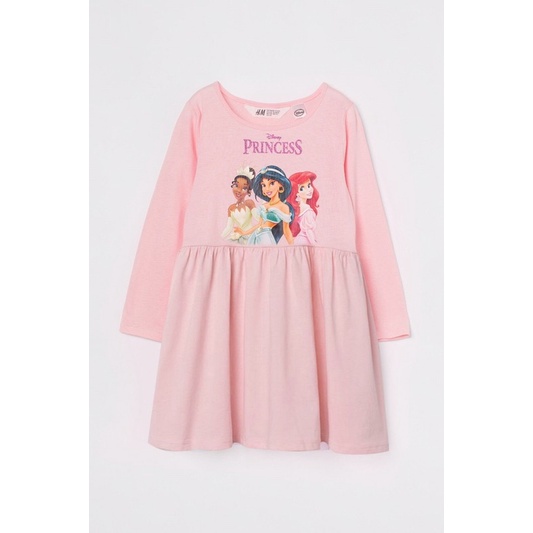 Váy thu đông dài tay HM xuất dư cho bé gái size nhí nhỡ đại từ 1-10y