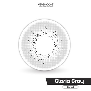 Kính áp tròng cận xám khói VIVIMOON Gloria Gray 14.0 mm