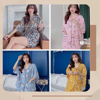 Pyjama Bigsize Lụa Hàn Siêu Xinh Sang Chảnh Đủ Size từ 40-85kg