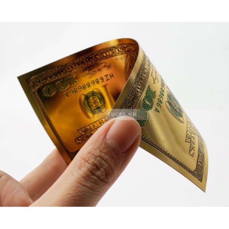 100 tờ đô thiếc làm oản, tháp tiền trang trí tài lộc