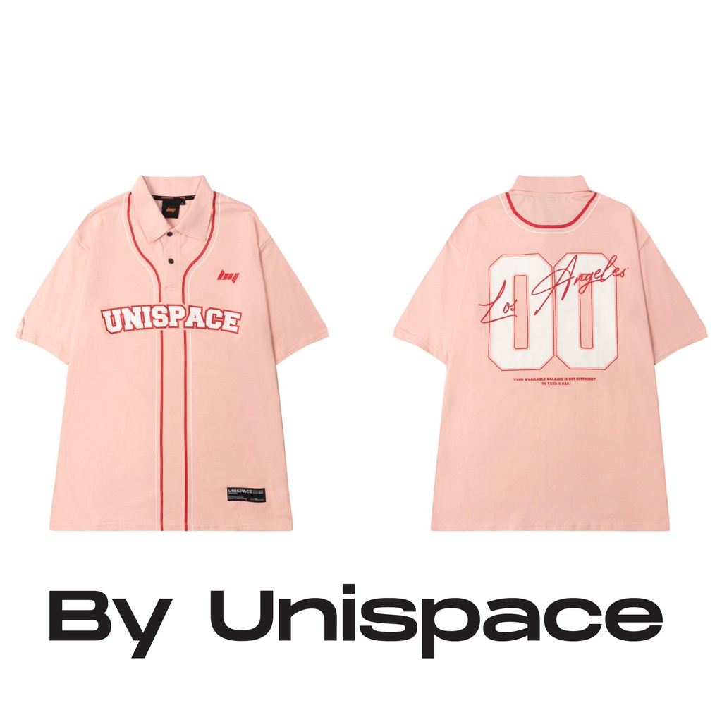 Áo polo local brand By Unispace tay lỡ form rộng unisex nam nữ cotton bóng chày | BigBuy360 - bigbuy360.vn