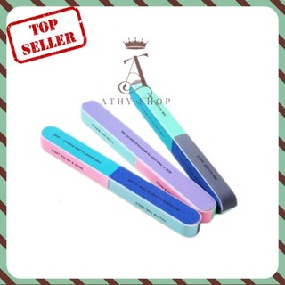 CÂY GIŨA 6 MẶT ĐÁNH BÓNG MÓNG TAY 18x1.6x2cm, dụng cụ dũa móng tay chân loại xịn tốt dài