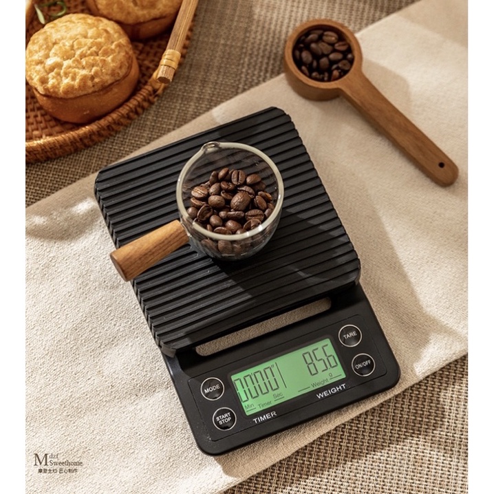 Cân điện tử tiểu ly dùng nhà bếp hay pha chế timer scale Fast Mat loại 5kg