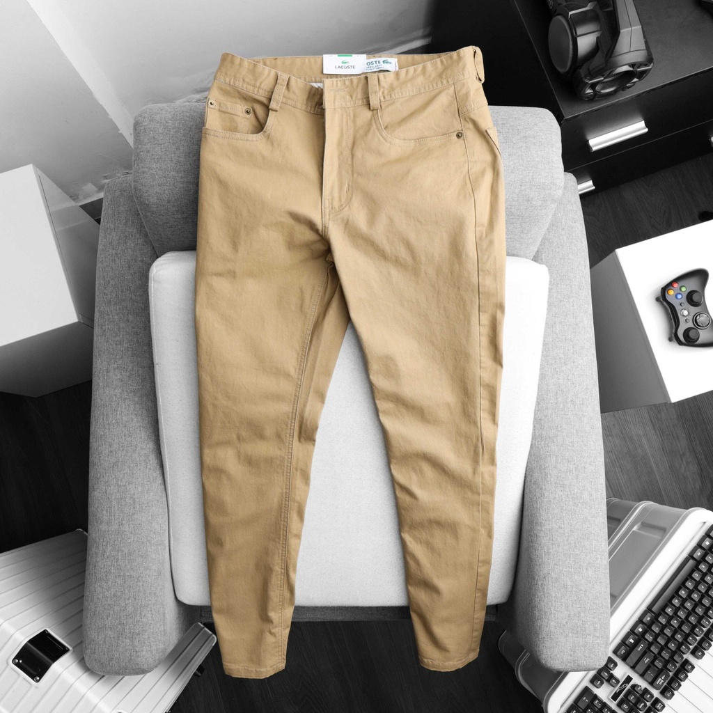 Uần Kaki Dài Giả Jeans Chất Xuất Hàn Cotton Co Giãn , Form Ôm nhẹ Trẻ Trung, BigSize 100kg - Ivanbigsize