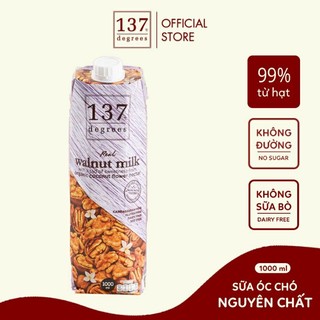 Sữa hạt Óc chó Nguyên Chất 137 DEGREES 1000ml