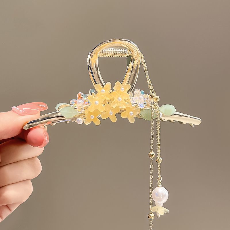 Kẹp Tóc Tua Rua Cỡ Lớn Phong Cách Hanfu Cổ Điển Thời Trang Mùa Hè Độc Đáo Cho Nữ