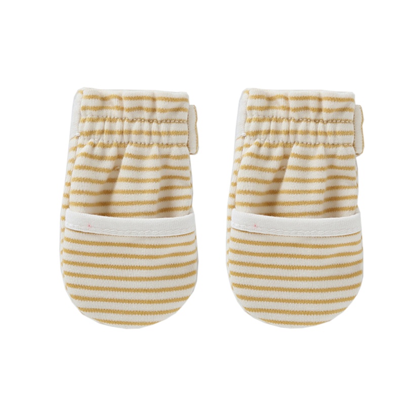 1 Đôi Găng Tay Cotton Mềm Mại Bảo Vệ Chống Xước Cho Bé Sơ Sinh