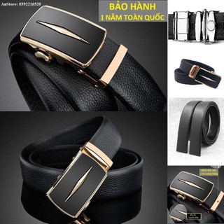 Thắt Lưng Da Nam Baellerry Cao Cấp Khóa Cài Dây Nịch Hàng Hiệu Dây Lưng Da Bò 100% Nam Tính Nhập Khẩu Chính Hãng GG-1000