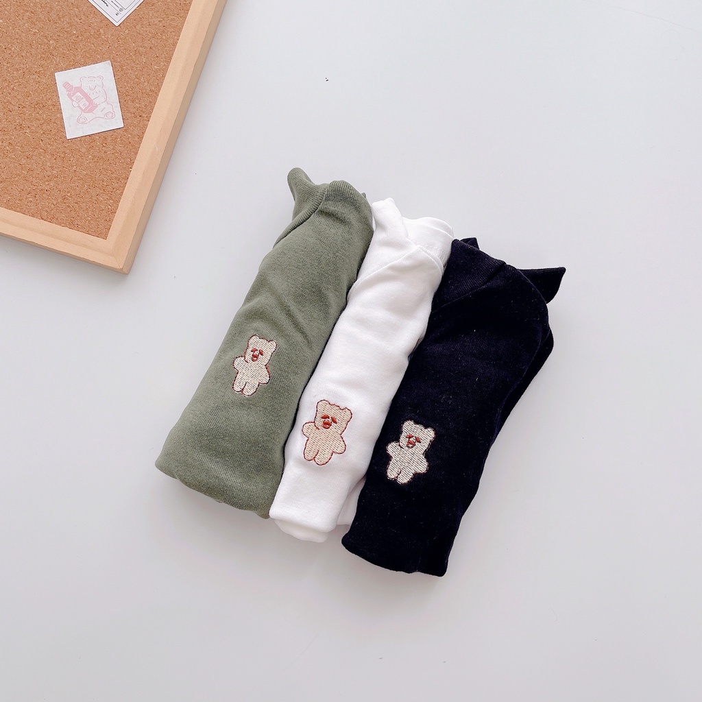 SET 3 ÁO GIỮ NHIỆT THÊU GẤU