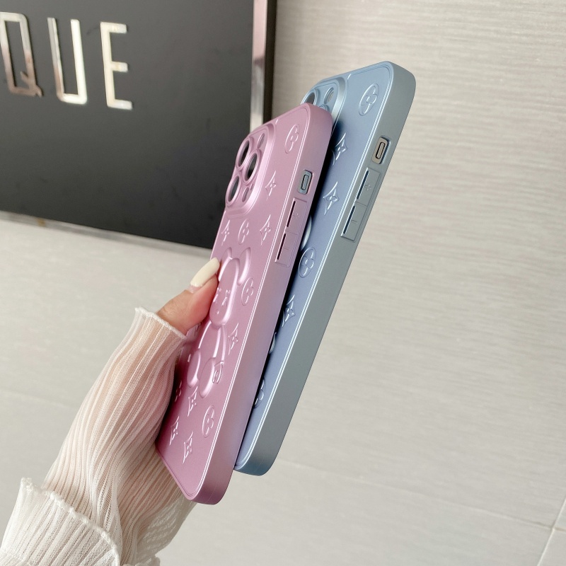 Ốp Điện Thoại Chống Sốc Họa Tiết Gấu Hợp Thời Trang Cho iPhone 14 13 12 11 Pro Max XS XR X 8 7 Plus
