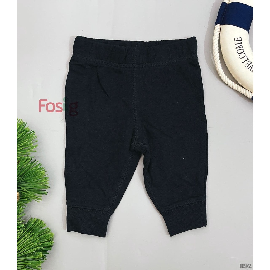 [6-7kg] Quần Thun Dài Bé Trai Cter - Đen Nai