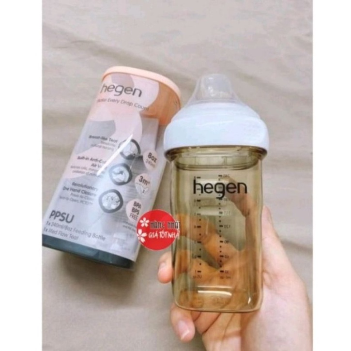 Bình sữa HG PPSU (hegen) 160ml/240ml(có sẵn)