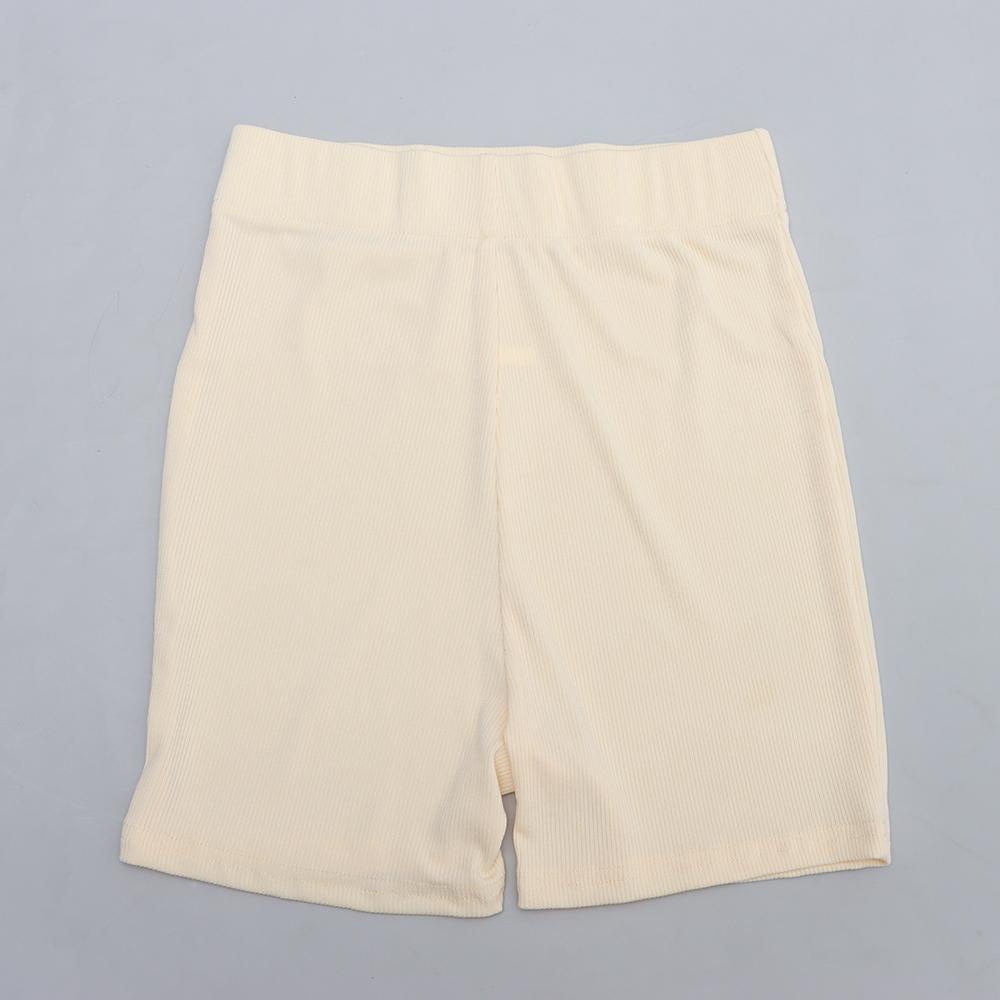 Bộ Trang Phục Thể Thao 2 Mảnh Áo Croptop + Quần Short Lưng Cao Thời Trang Cho Nữ