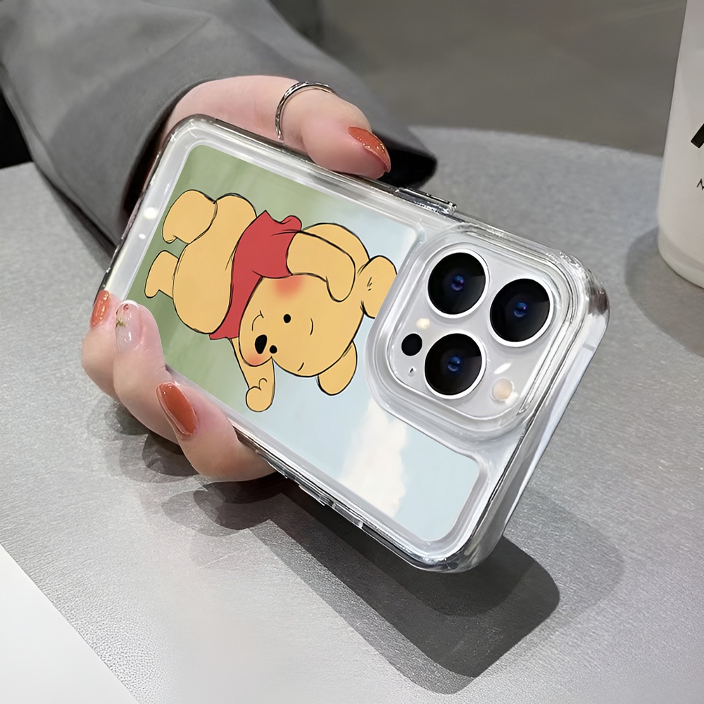 Ốp Điện Thoại Hình Winnie the Pooh Cho iphone 14ProMax 14Plus 13 11 12 7Plus X XR XS Max