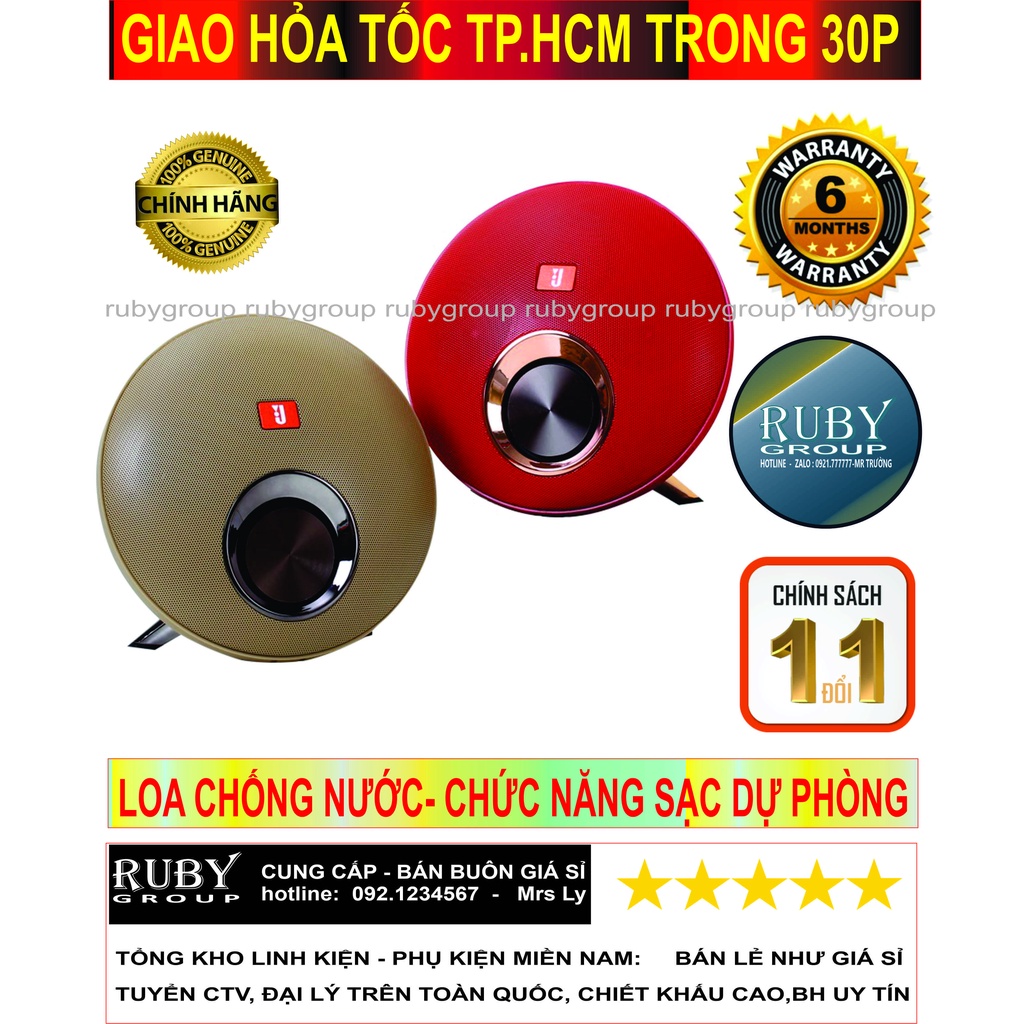 LOA K4, K4+ CHỐNG NƯỚC KIÊM SẠC DỰ PHÒNG, NGHE NHẠC CỰC HAY RUBYGROUP