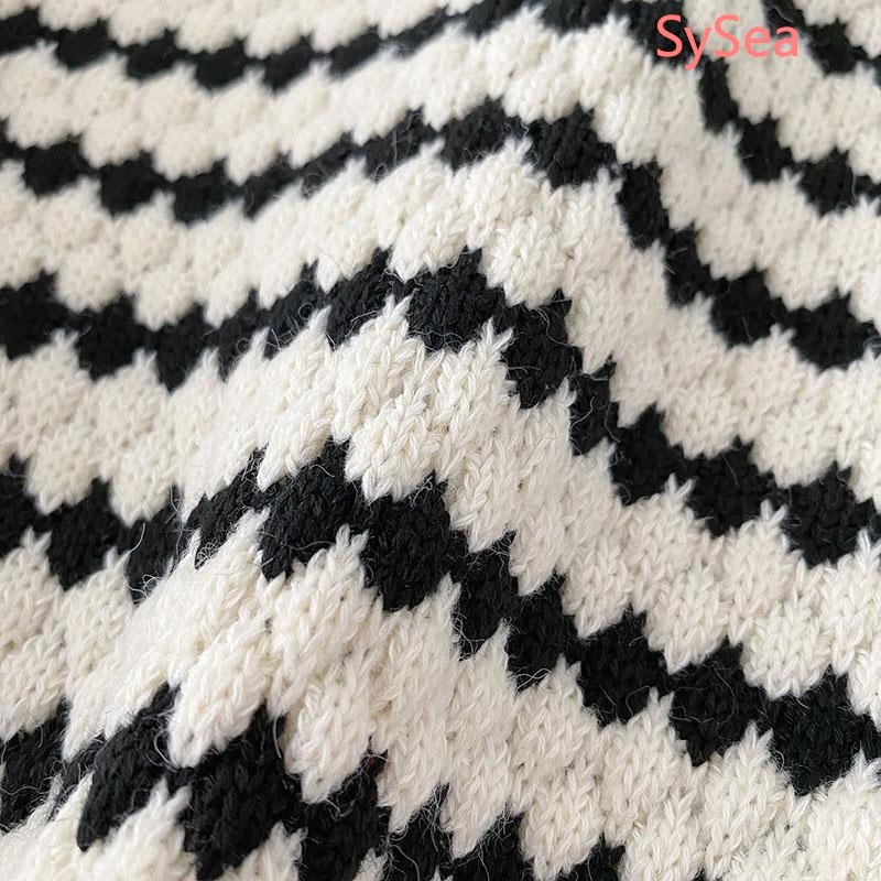 Áo Khoác Cardigan Plus size Họa Tiết Kẻ Sọc Phong Cách Retro Hàn Quốc