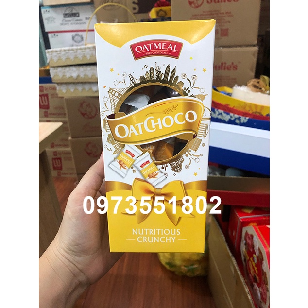Bánh yến mạch sô cô la sữa OAT CHOCO 180G - HÀNG TẾT 2023