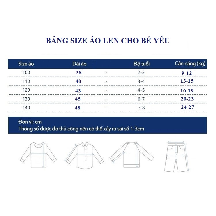 Áo len cho bé gái quảng châu họa tiết noel thời trang thu đông trẻ em 2 đến 8 tuổi SKIDS