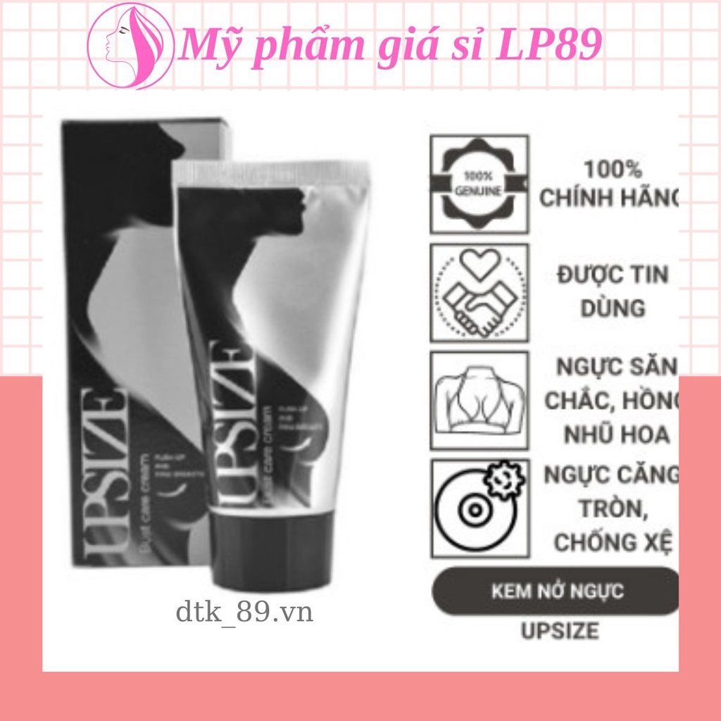 Kem nâng ngực kem Upsize chính hãng NGA [cam kết tăng 3-5 cm trong 1 liệu trình] - GIÁ SỐC NHẤT