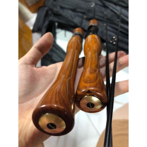 Cần Câu Cá UL Cán Gỗ Siêu Nhẹ Cực Dẻo câu lure câu suối, câu cá mương có cả cần máy ngang và cần máy đứng