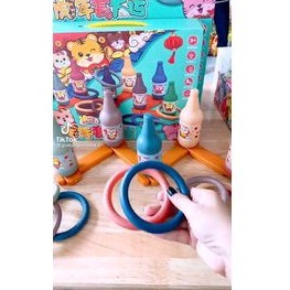 Đồ chơi NÉM VÒNG cổ chai vui nhộn cho bé