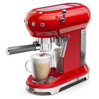 Máy pha cà phê smeg đỏ ECF01RDEU
