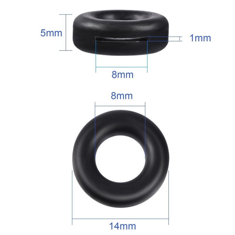 Set 10 móc gắn kính mắt CHARMRAY cố định bằng silicone kiểu dáng tròn chống trượt tiện lợi