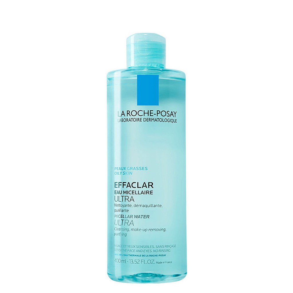Nước tẩy trang La Roche-Posay Effaclar Micellar Water Ultra Oily Skin 100ml-200ml-400ml - Ngochan cosmetics