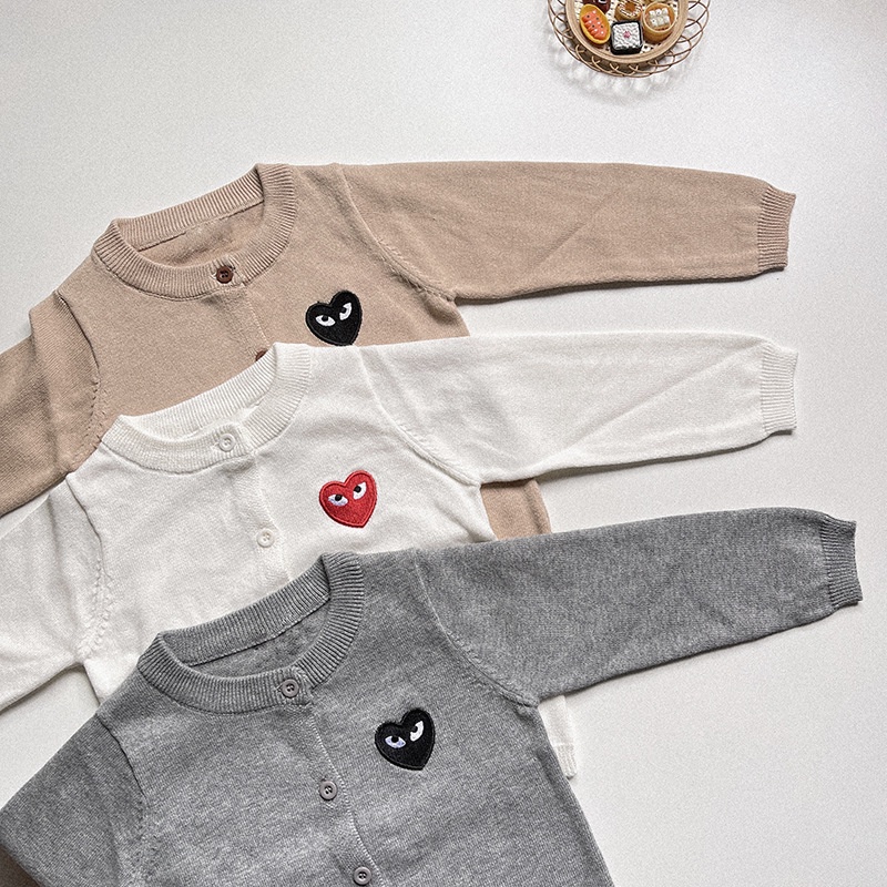 Áo Khoác Cardigan Dệt Kim Phong Cách Hàn Quốc Thời Trang Xuân Thu Mới 2022 Dành Cho Mẹ Và Bé