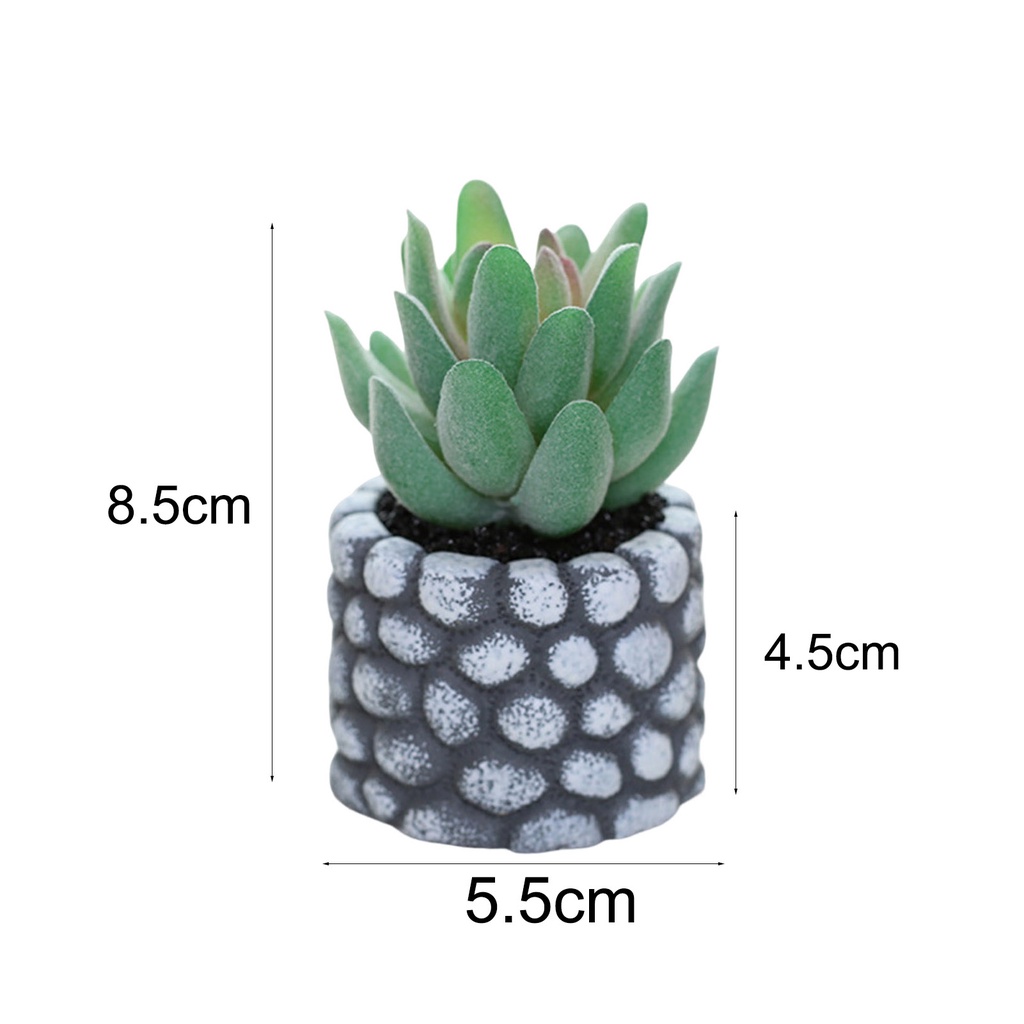 Chậu Cây Giả Mini Để Bàn Trang Trí Phòng Khách