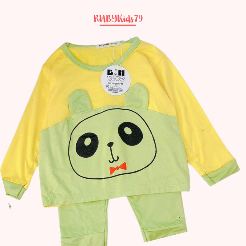 Đồ dài tay cho bé gái chất vải thun lạnh 4 chiều mát mịn - rubykids79