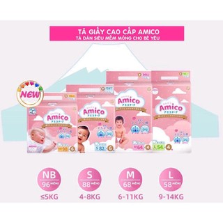 Tã dán AMICO NB90+6 (dưới 5kg)