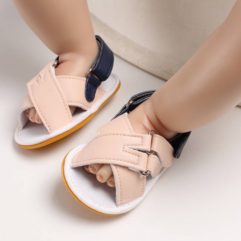 Giày Sandal Cotton Mềm 2 Phong Cách Thời Trang Mùa Hè 2022 Cho Bé Sơ Sinh 0-18 Tháng Tuổi