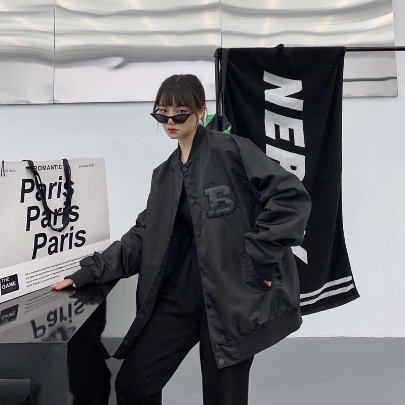 Khoác Bomber B Korean Unisex Couple