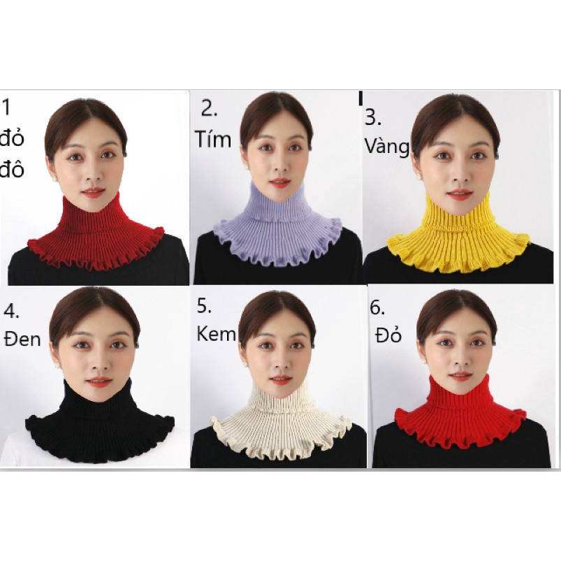 Khăn Len Quàng Cổ Nữ Cao Cấp Giữ Ấm Chống Lạnh Mùa Đông