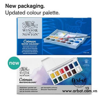 [ARBAT] Màu Winsor & Newton Cotman - Sketchers Box set