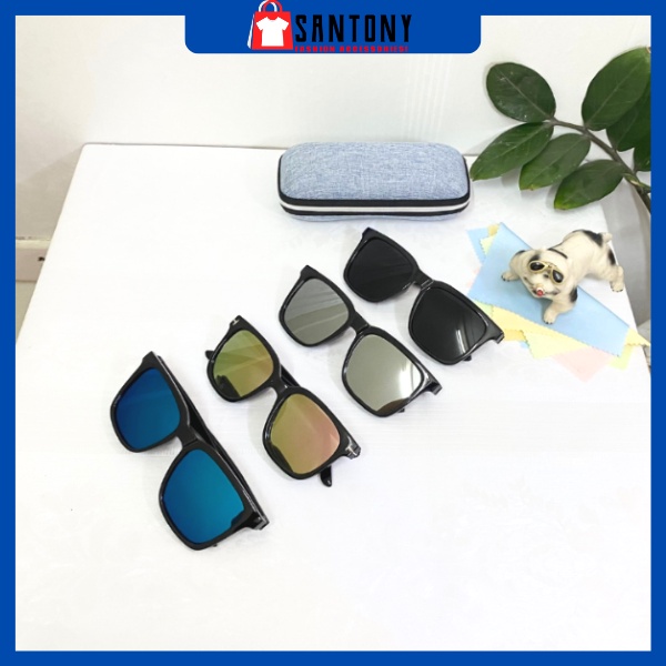 Kính phân cực nam nữ mắt kính tráng gương nhiều màu sắc hot Fullbox