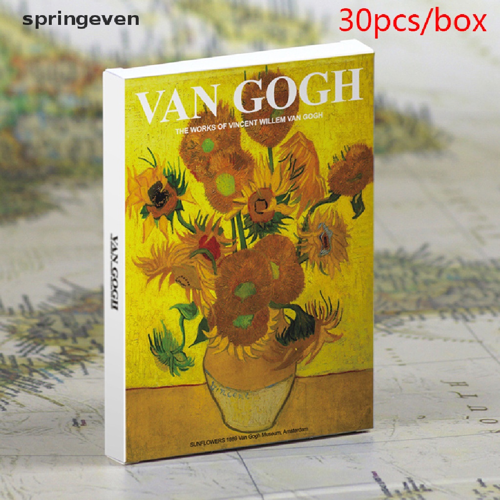 Set 30 Tấm Bưu Thiếp Van Gogh Cổ Điển