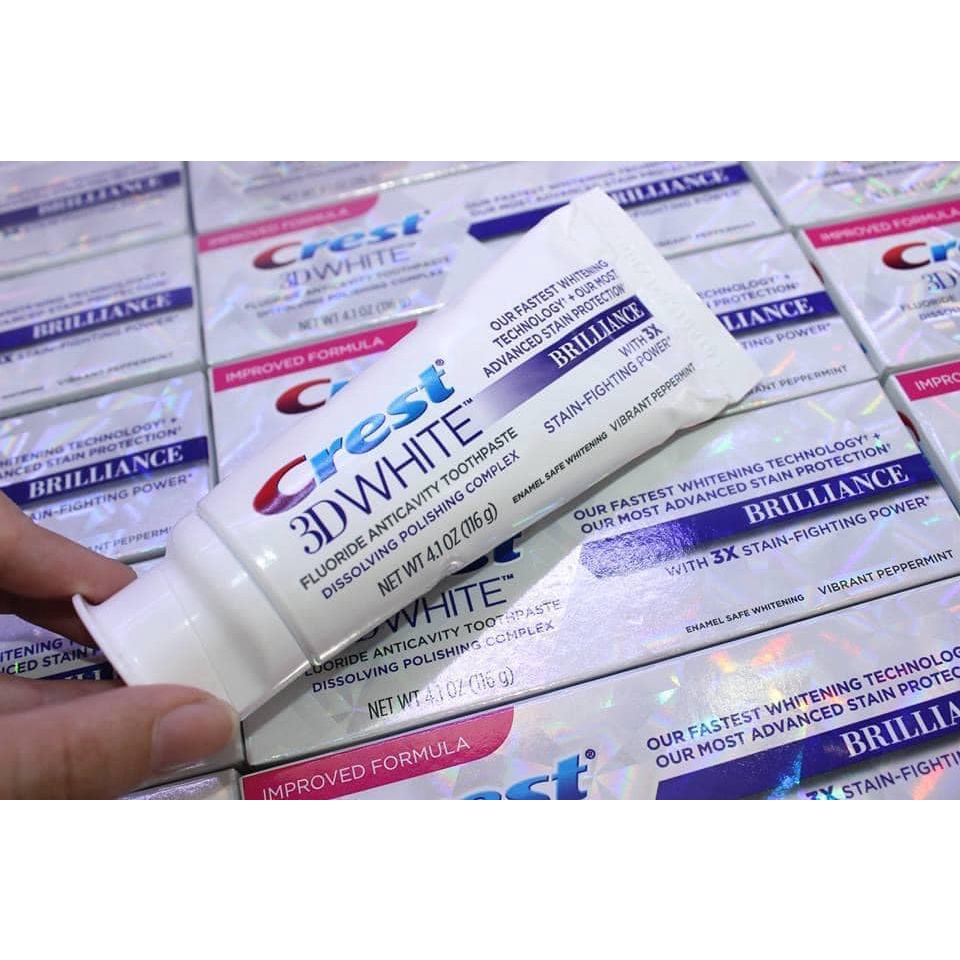 Kem đánh răng Crest Briliant