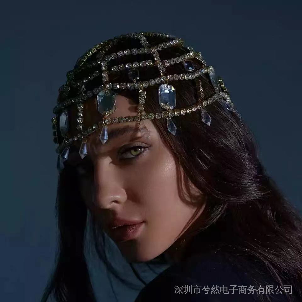 Cài Tóc Đính Đá Phong Cách Retro Sang Trọng Dành Cho Nữ