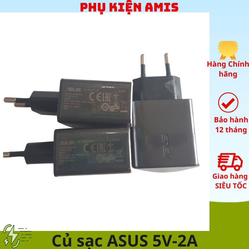 Củ sạc Asus 5V-2A zin chính hãng sạc mau đầy pin, không nóng máy, không loạn cảm ứng