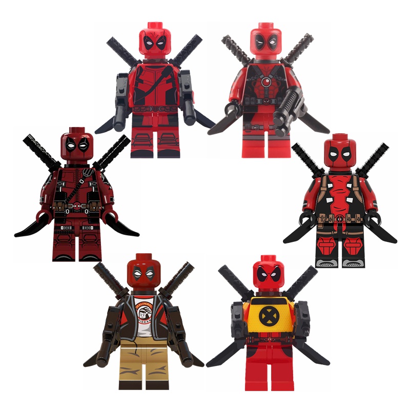 Mô Hình Đồ Chơi Nhân Vật Deadpool Marvel DIY Dành Cho Trẻ Em